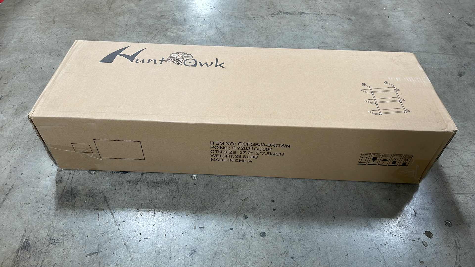 Photo 2 of INDUSTRIAL PIPE SHELVING 31-1/2” 3 TIER RUSTIC FLOATING SHELVES