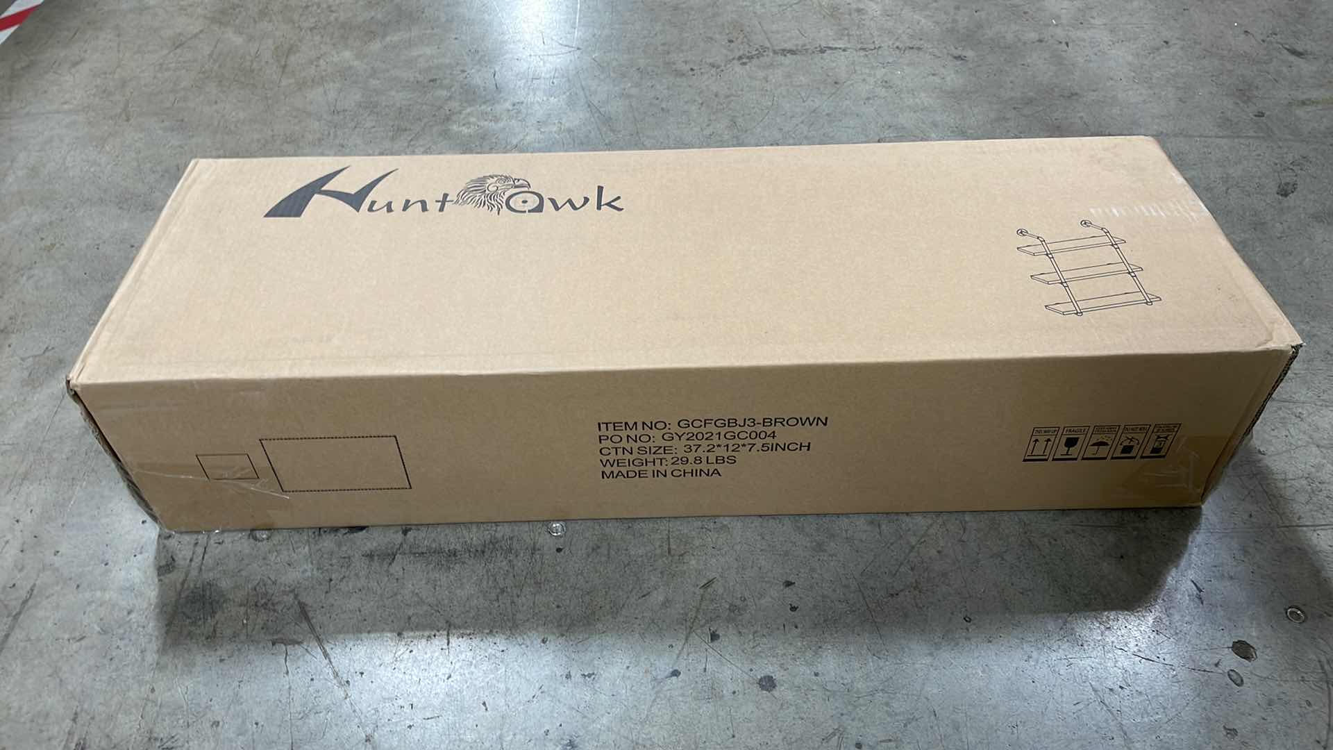 Photo 1 of INDUSTRIAL PIPE SHELVING 31-1/2” 3 TIER RUSTIC FLOATING SHELVES