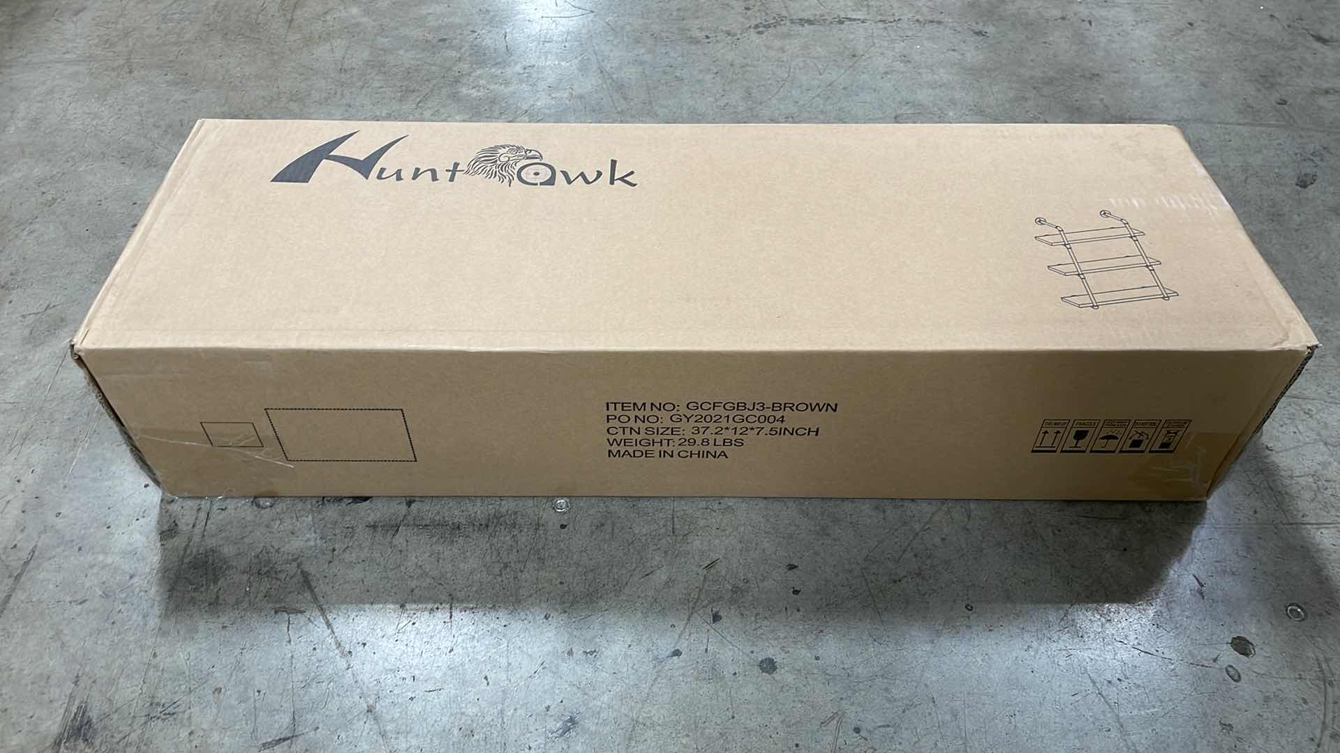 Photo 1 of INDUSTRIAL PIPE SHELVING 31-1/2” 3 TIER RUSTIC FLOATING SHELVES