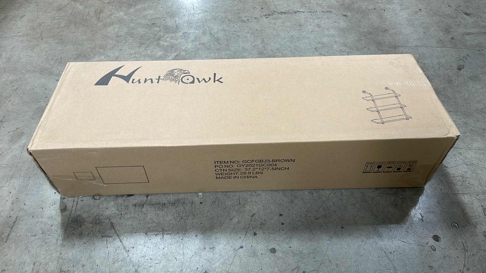 Photo 1 of INDUSTRIAL PIPE SHELVING 31-1/2” 3 TIER RUSTIC FLOATING SHELVES