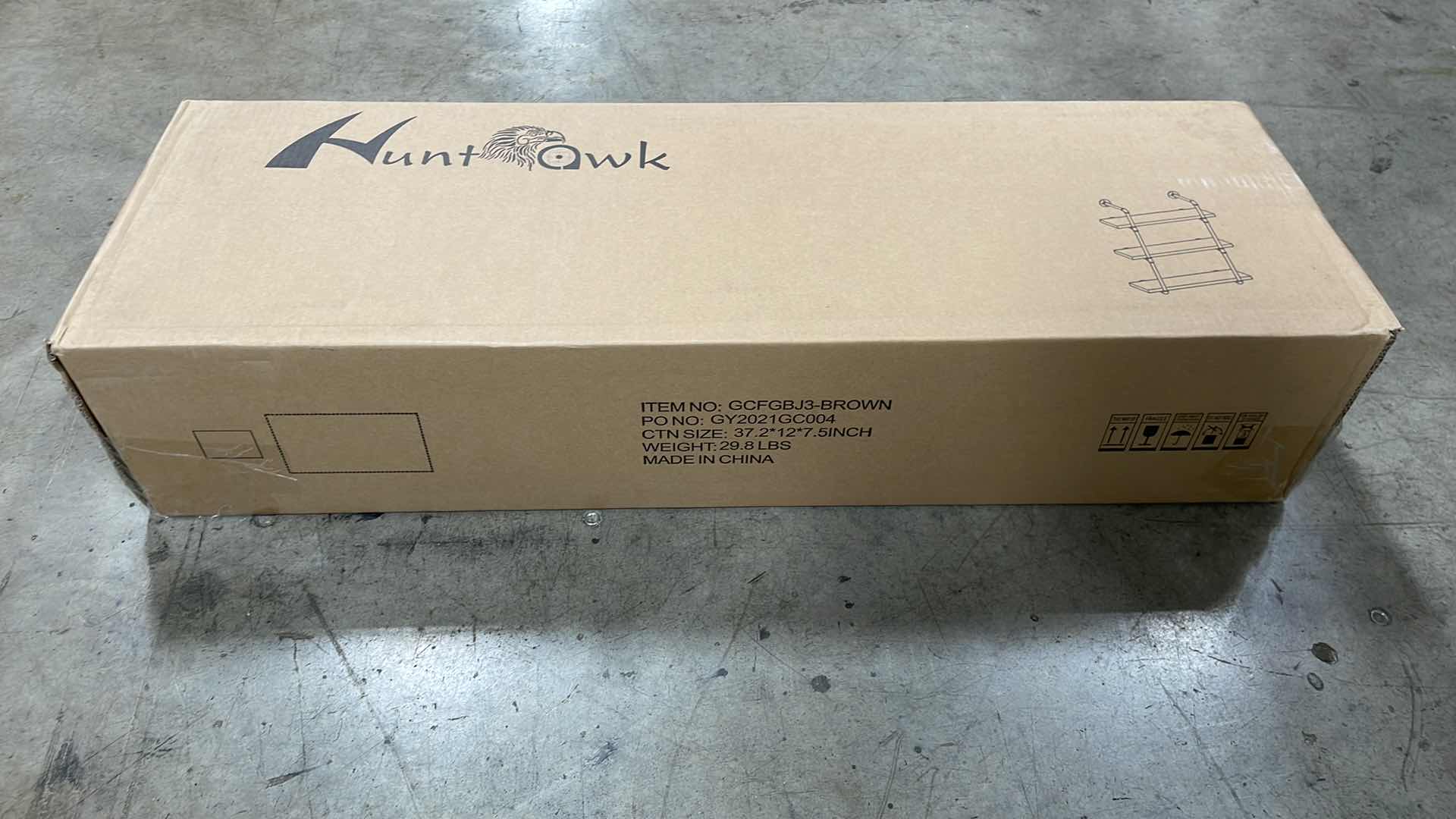 Photo 1 of INDUSTRIAL PIPE SHELVING 31-1/2” 3 TIER RUSTIC FLOATING SHELVES