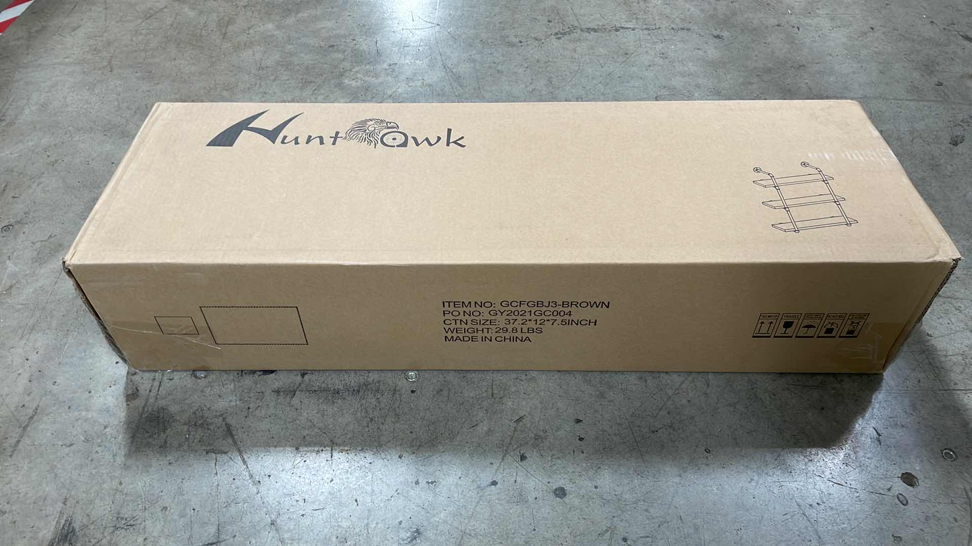 Photo 1 of INDUSTRIAL PIPE SHELVING 31-1/2” 3 TIER RUSTIC FLOATING SHELVES