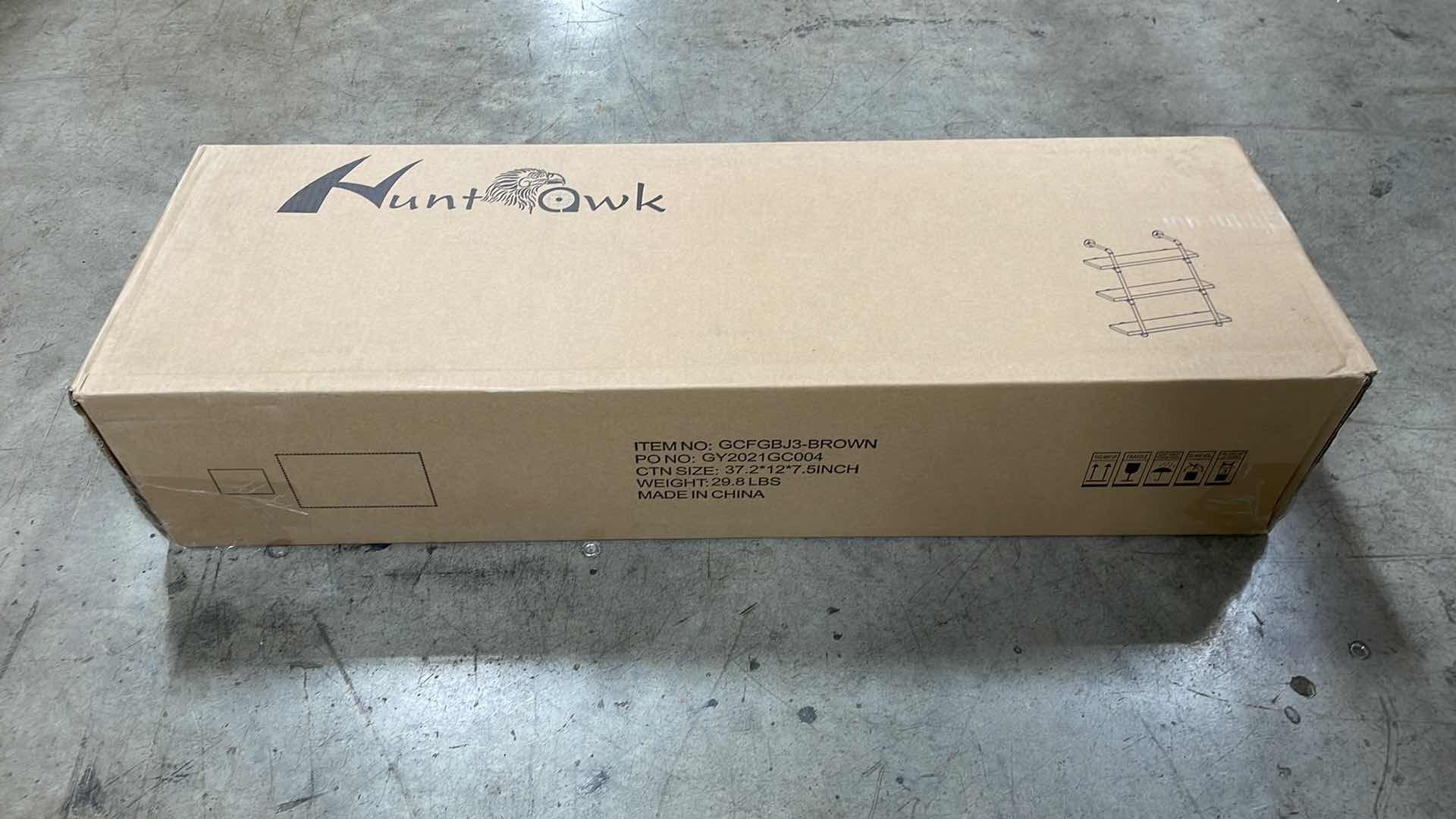 Photo 1 of INDUSTRIAL PIPE SHELVING 31-1/2” 3 TIER RUSTIC FLOATING SHELVES