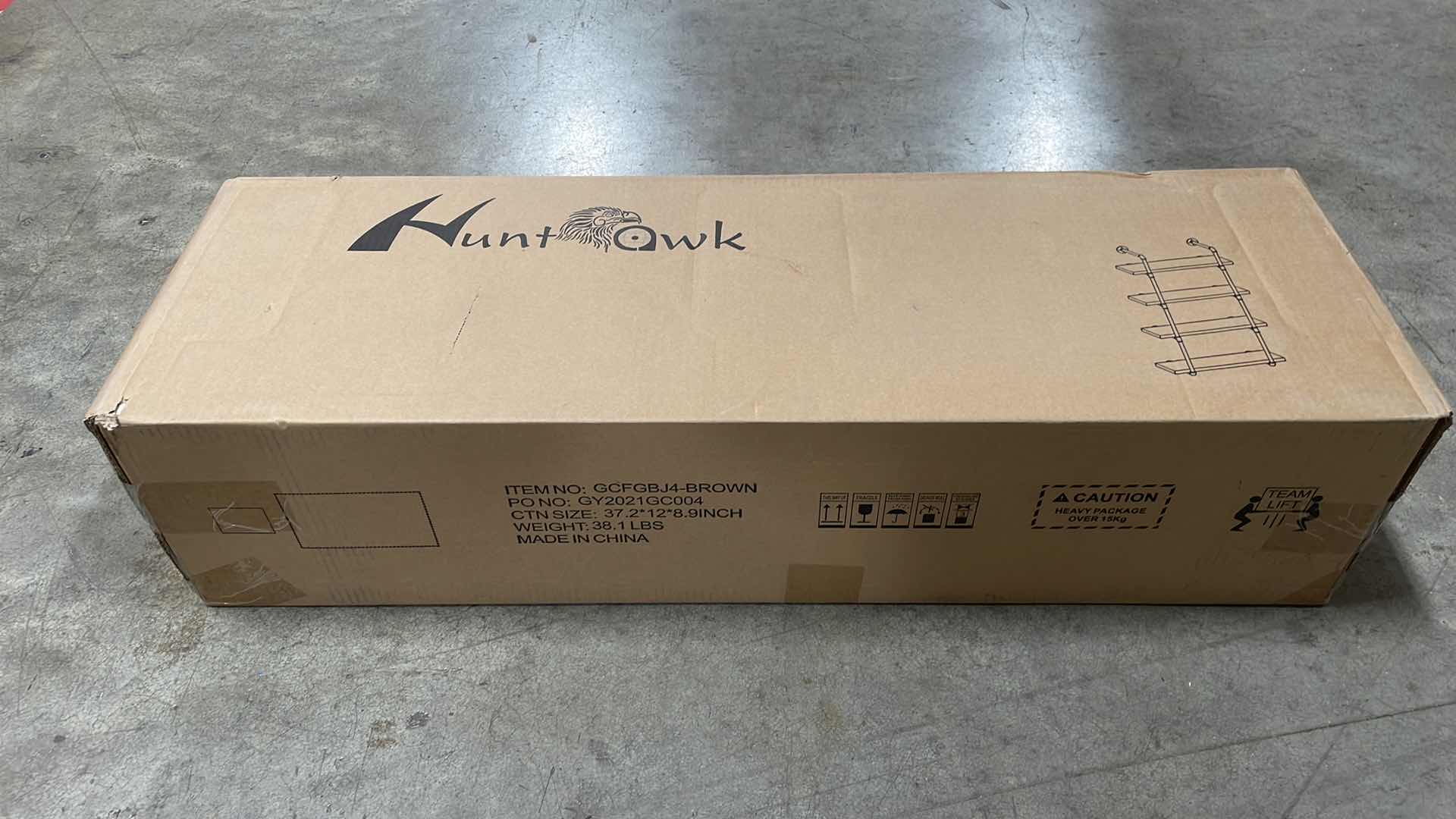 Photo 1 of INDUSTRIAL PIPE SHELVING 31-1/2” 4 TIER RUSTIC FLOATING SHELVES