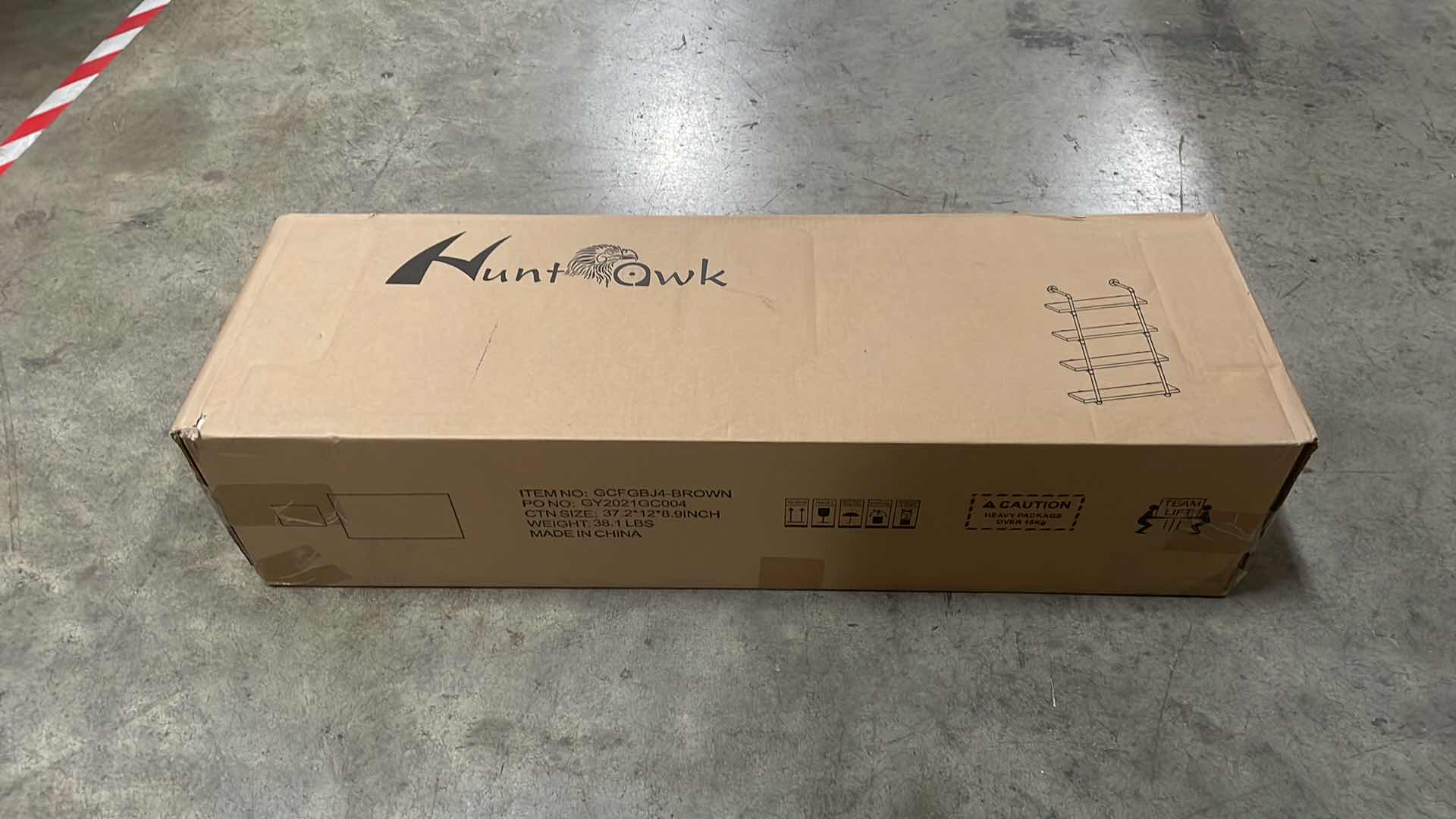 Photo 1 of INDUSTRIAL PIPE SHELVING 31-1/2” 4 TIER RUSTIC FLOATING SHELVES