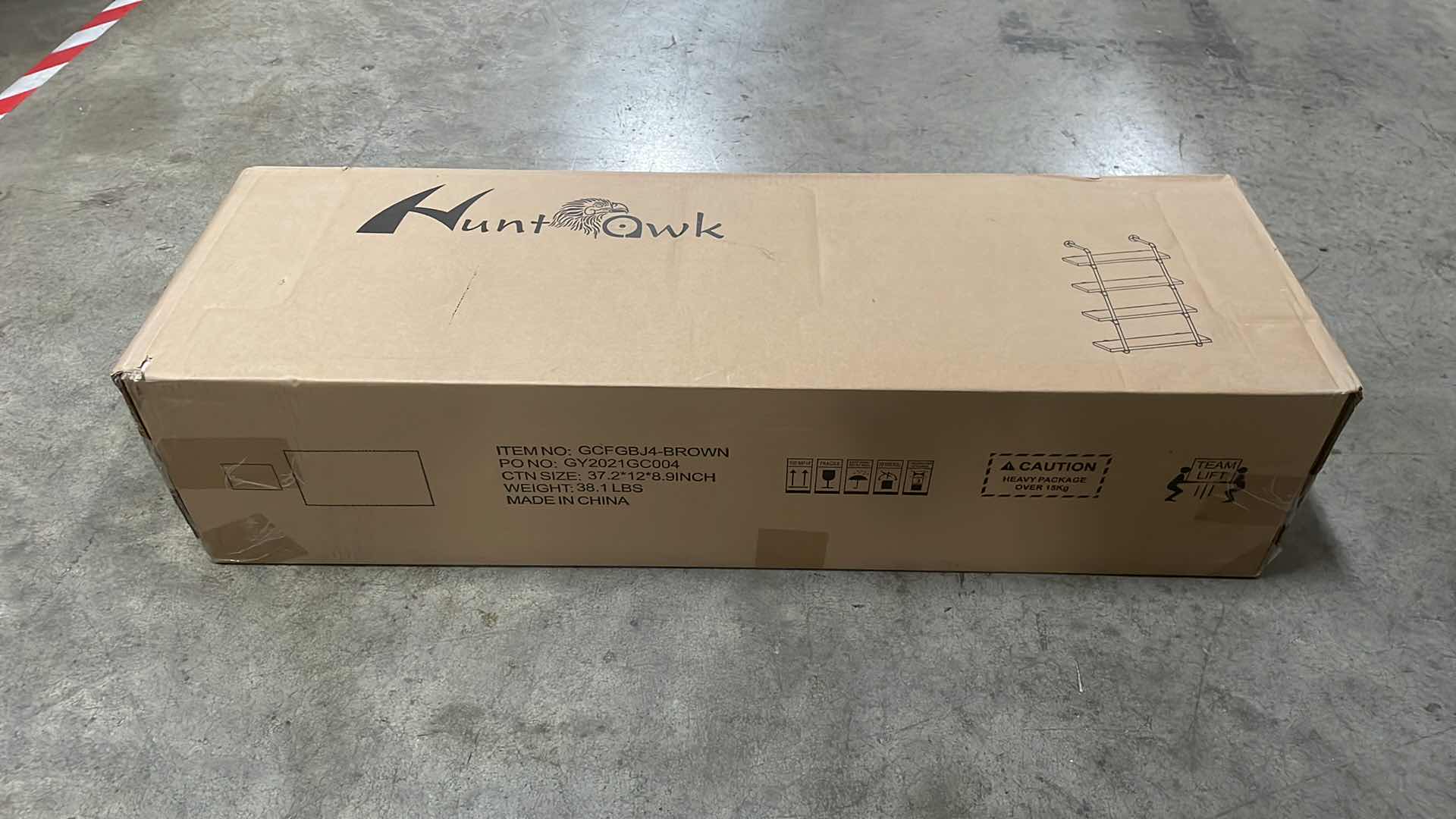 Photo 1 of INDUSTRIAL PIPE SHELVING 31-1/2” 4 TIER RUSTIC FLOATING SHELVES