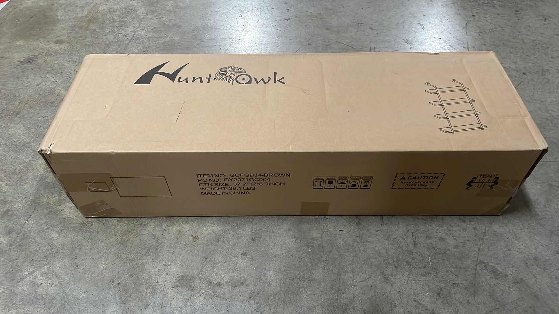 Photo 2 of INDUSTRIAL PIPE SHELVING 31-1/2” 4 TIER RUSTIC FLOATING SHELVES