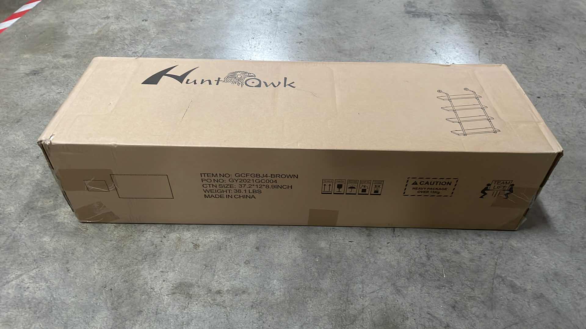 Photo 1 of INDUSTRIAL PIPE SHELVING 31-1/2” 4 TIER RUSTIC FLOATING SHELVES