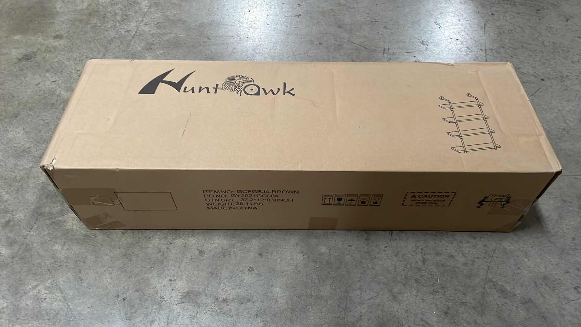 Photo 1 of INDUSTRIAL PIPE SHELVING 31-1/2” 4 TIER RUSTIC FLOATING SHELVES