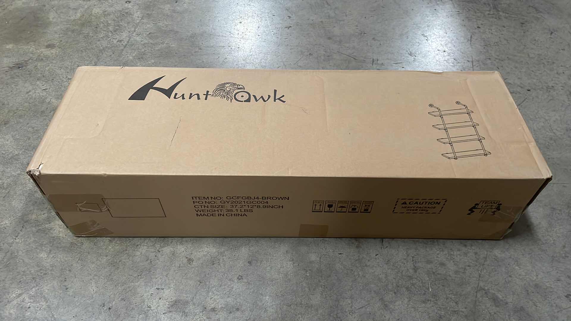 Photo 1 of INDUSTRIAL PIPE SHELVING 31-1/2” 4 TIER RUSTIC FLOATING SHELVES