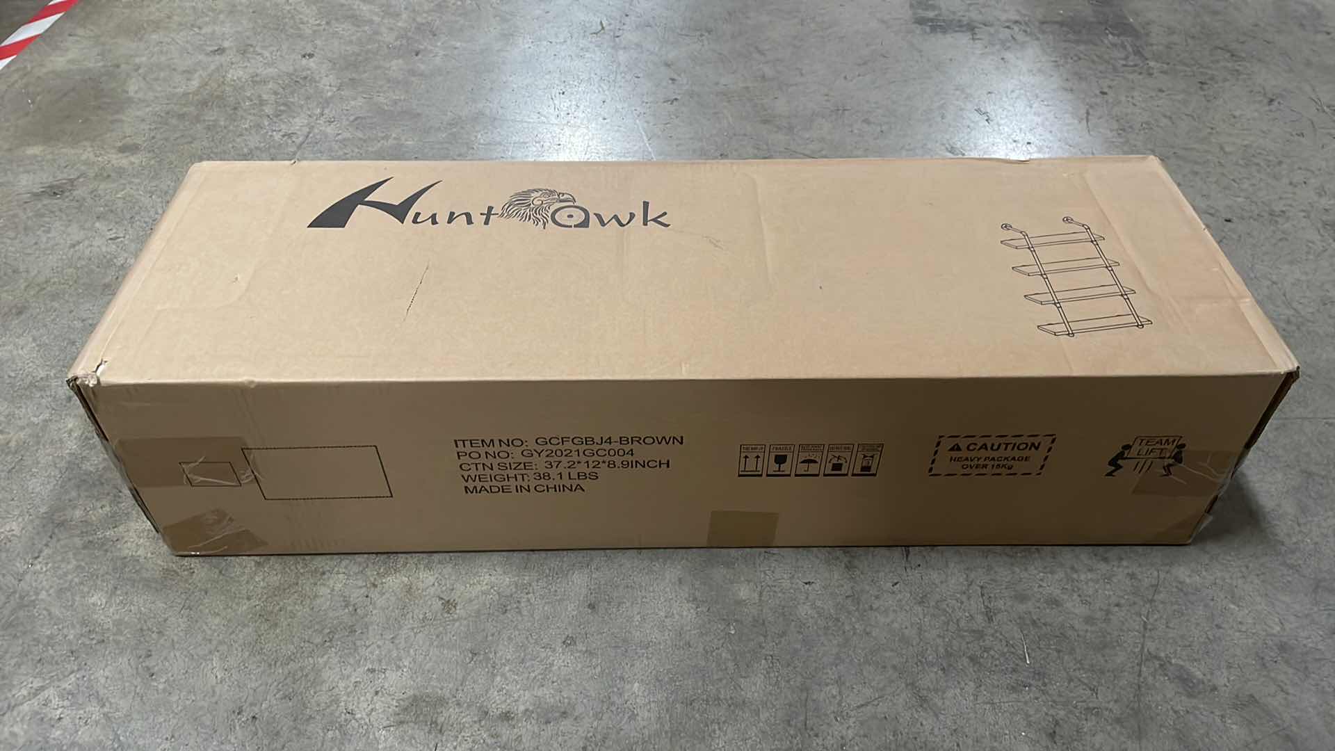 Photo 2 of INDUSTRIAL PIPE SHELVING 31-1/2” 4 TIER RUSTIC FLOATING SHELVES