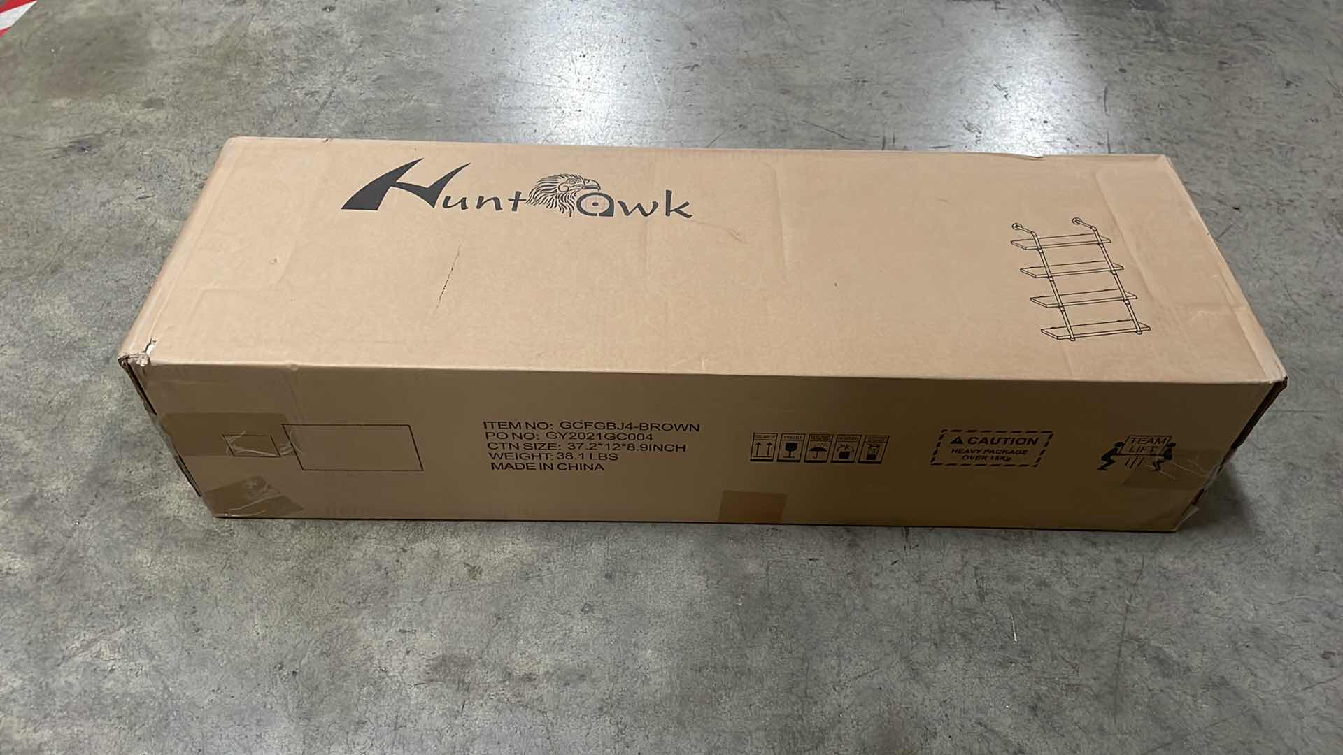 Photo 1 of INDUSTRIAL PIPE SHELVING 31-1/2” 4 TIER RUSTIC FLOATING SHELVES