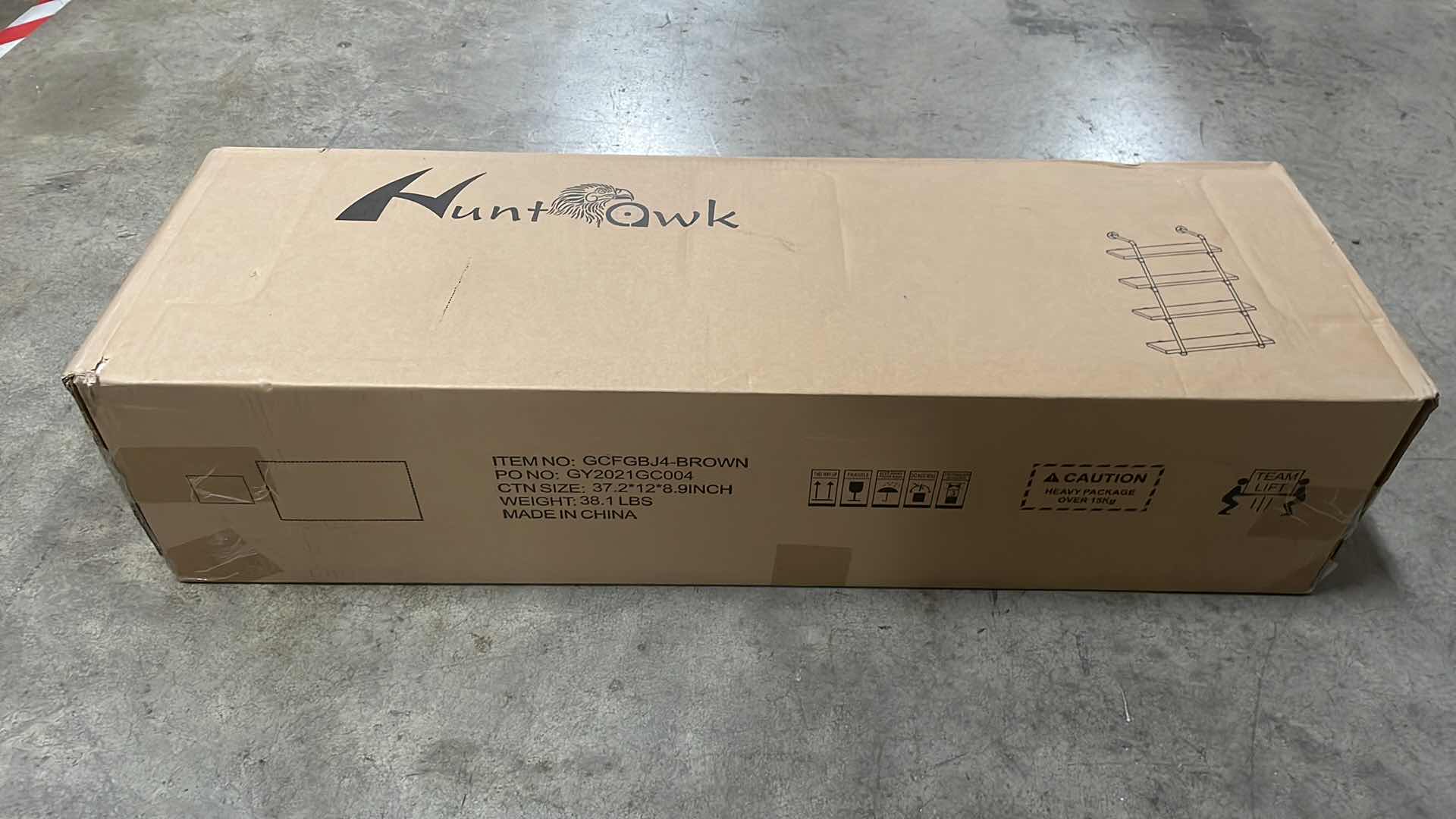 Photo 1 of INDUSTRIAL PIPE SHELVING 31-1/2” 4 TIER RUSTIC FLOATING SHELVES