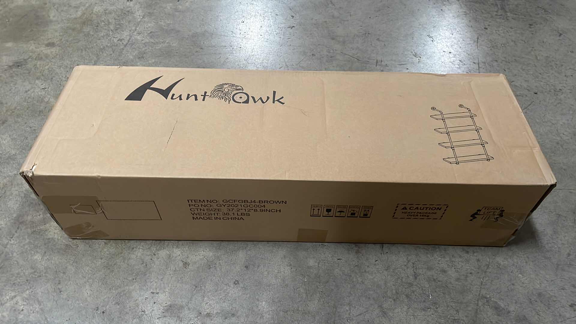 Photo 1 of INDUSTRIAL PIPE SHELVING 31-1/2” 4 TIER RUSTIC FLOATING SHELVES