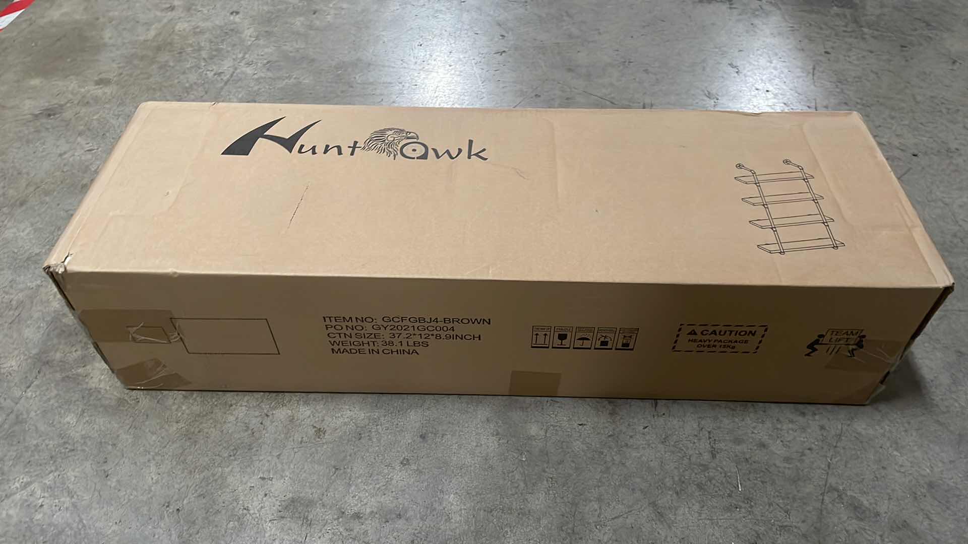 Photo 1 of INDUSTRIAL PIPE SHELVING 31-1/2” 4 TIER RUSTIC FLOATING SHELVES