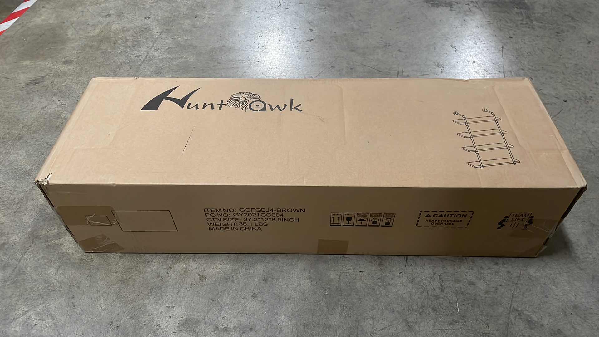 Photo 1 of INDUSTRIAL PIPE SHELVING 31-1/2” 4 TIER RUSTIC FLOATING SHELVES