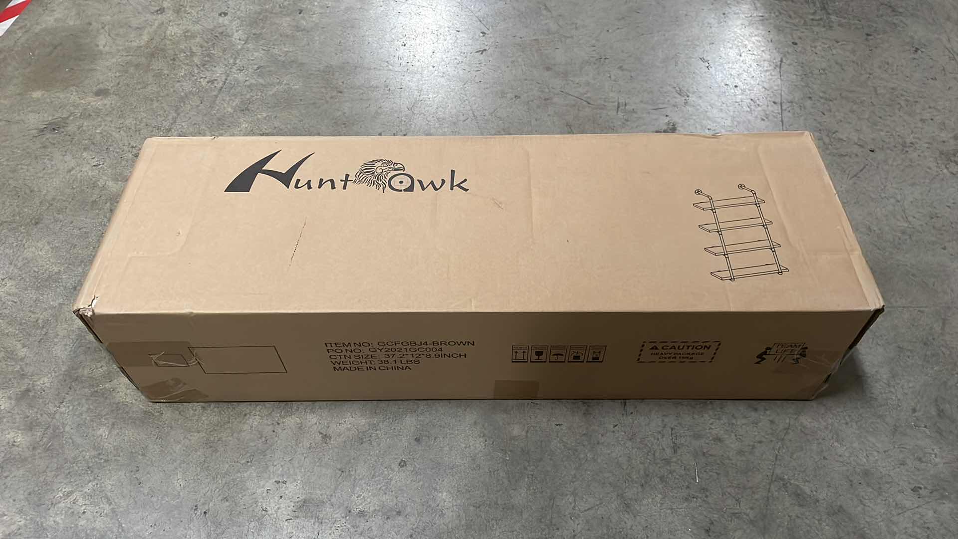 Photo 1 of INDUSTRIAL PIPE SHELVING 31-1/2” 4 TIER RUSTIC FLOATING SHELVES