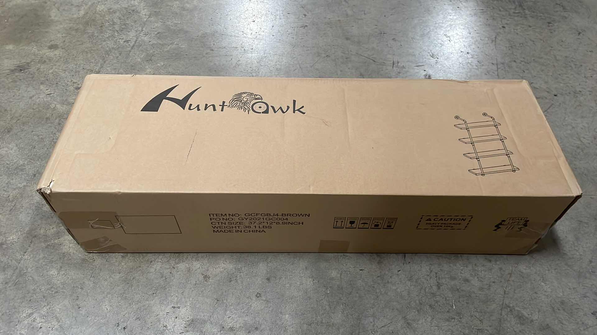 Photo 1 of INDUSTRIAL PIPE SHELVING 31-1/2” 4 TIER RUSTIC FLOATING SHELVES