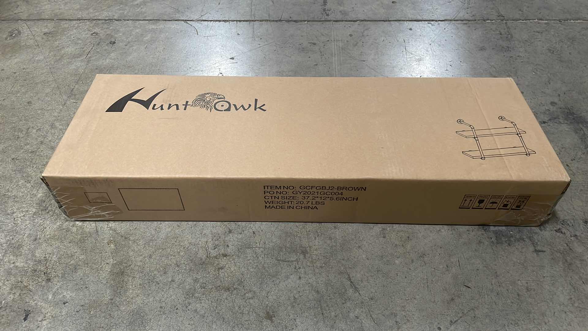 Photo 1 of INDUSTRIAL PIPE SHELVING 31-1/2” 2 TIER RUSTIC FLOATING SHELVES