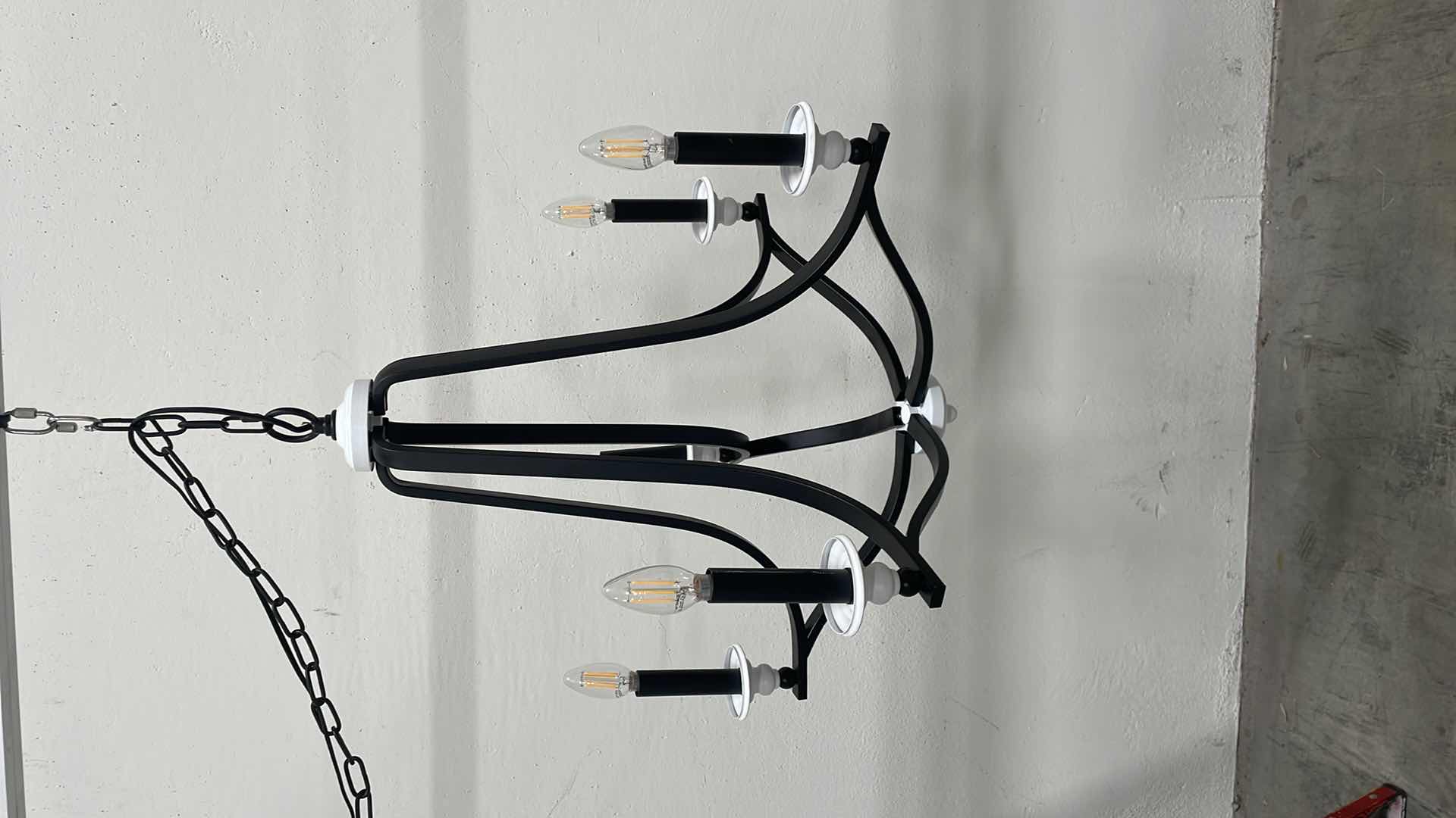 Photo 1 of CRAFTMADE ESME 5 LIGHT CHANDELIER MODEL 57625-FBMWW