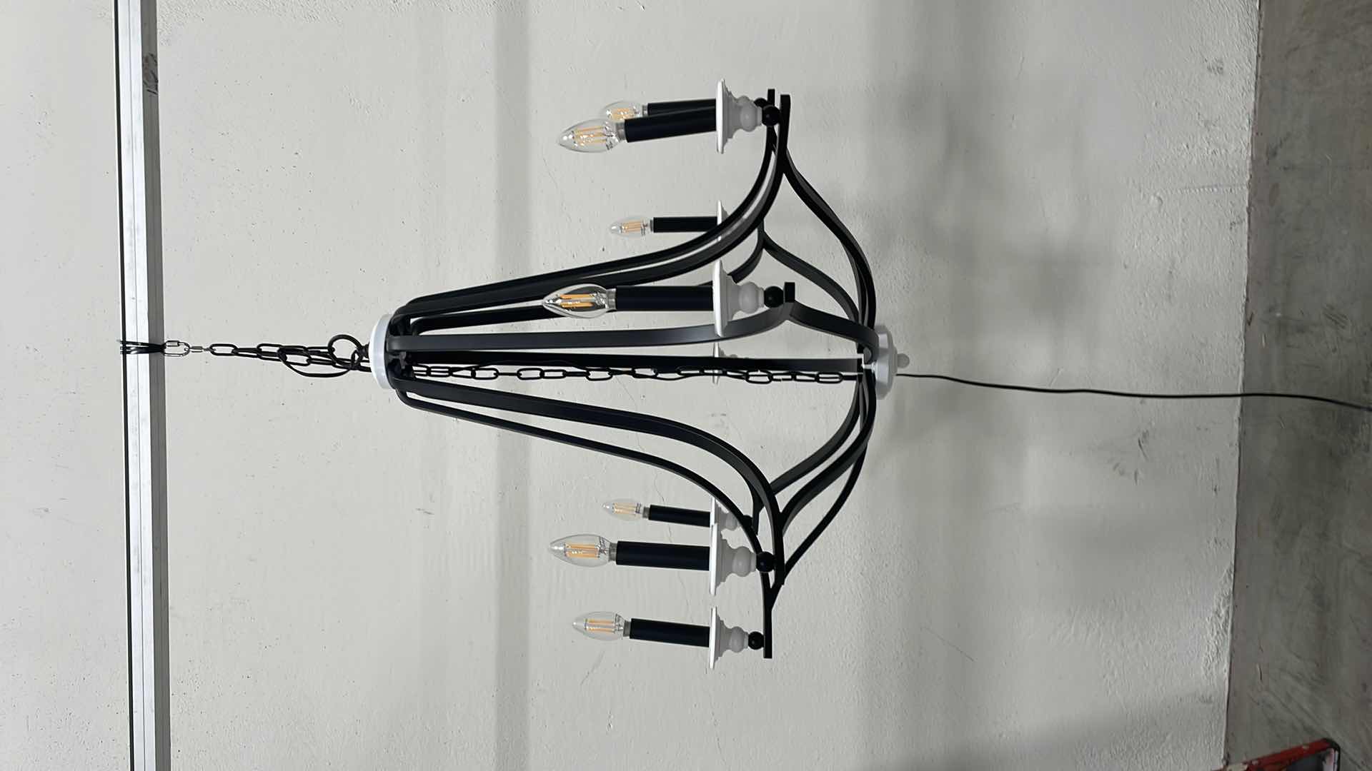 Photo 1 of CRAFTMADE ESME 8 LIGHT CHANDELIER MODEL 57628-FBMWW