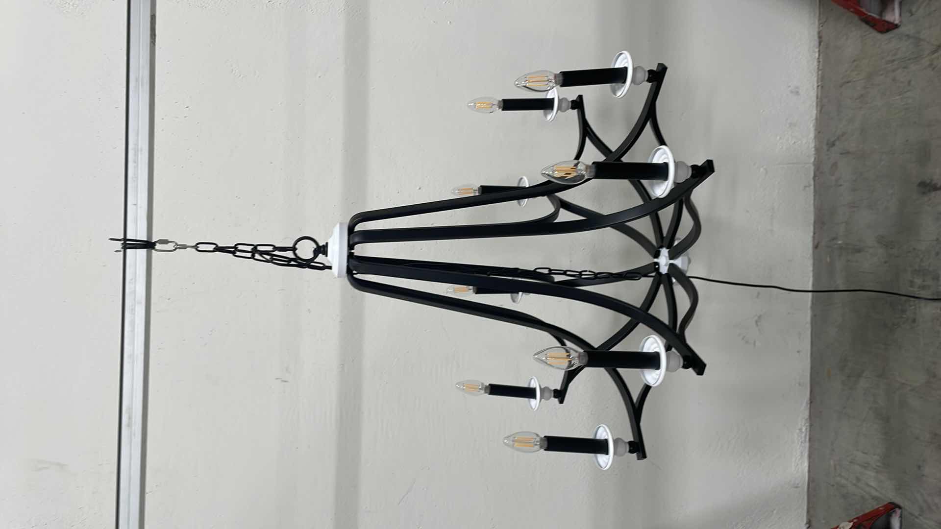 Photo 1 of CRAFTMADE ESME 8 LIGHT CHANDELIER MODEL 57628-FBMWW