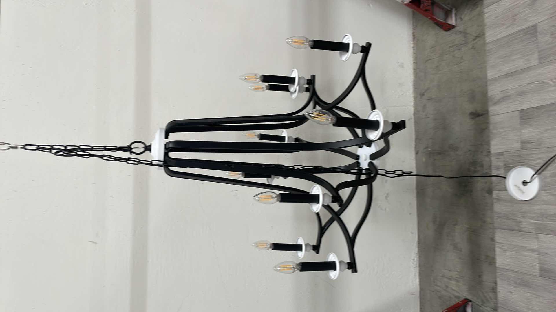 Photo 1 of CRAFTMADE ESME 9 LIGHT CHANDELIER MODEL 57629-FBMWW