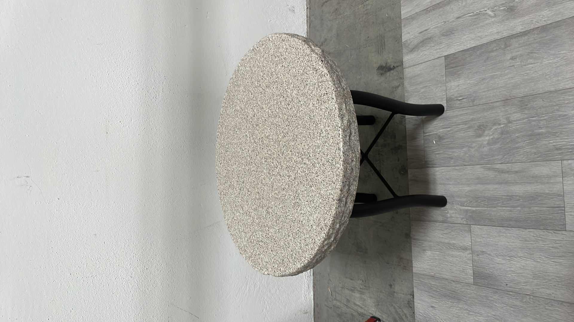 Photo 1 of 22” FAUX MARBLE END TABLE