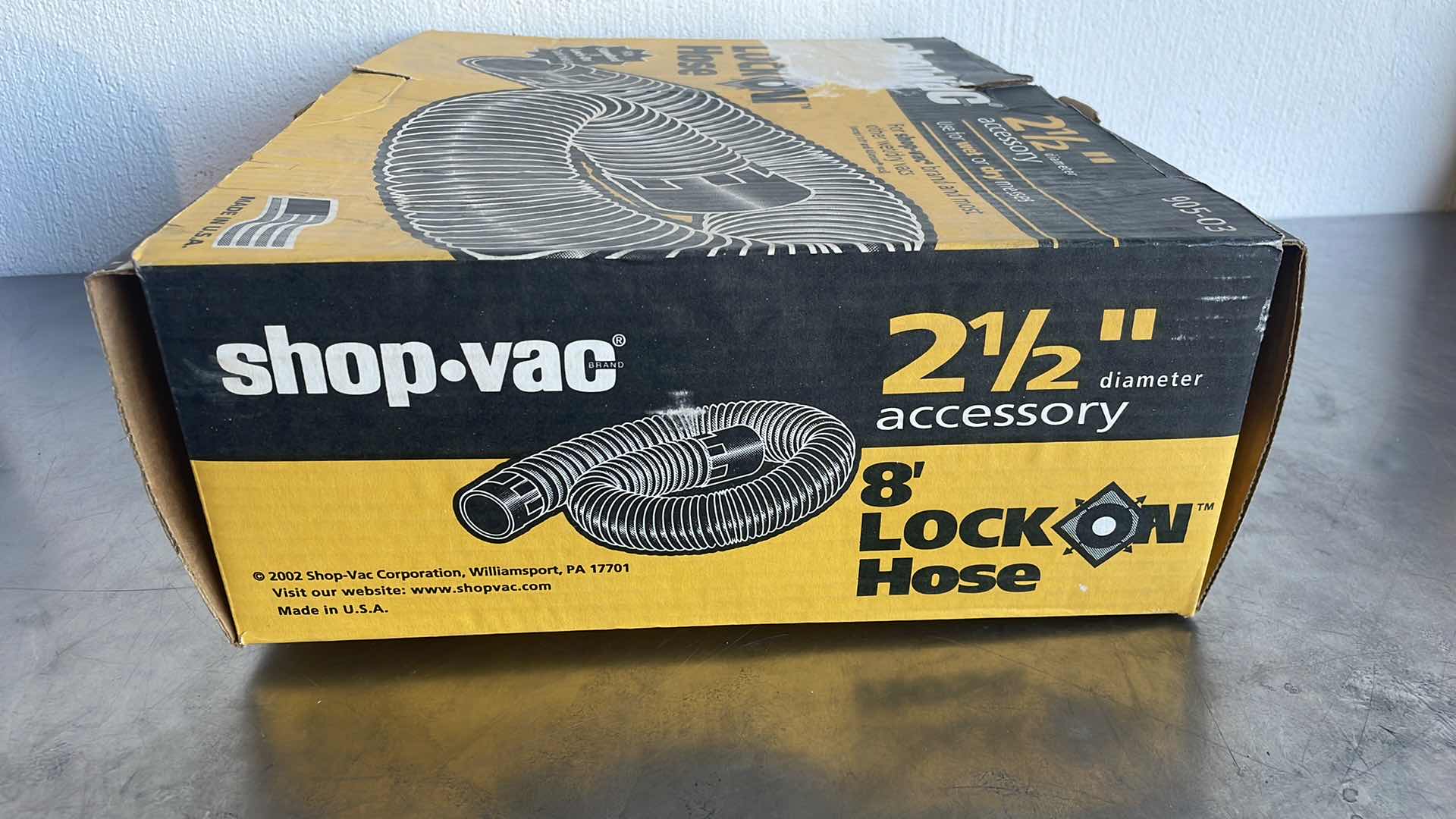 Photo 1 of SHOP VAC 2-1/2” 8’ LOCK ON HOSE