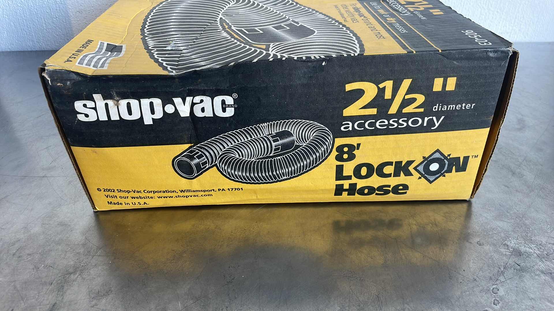 Photo 1 of SHOP VAC 2-1/2” 8’ LOCK ON HOSE