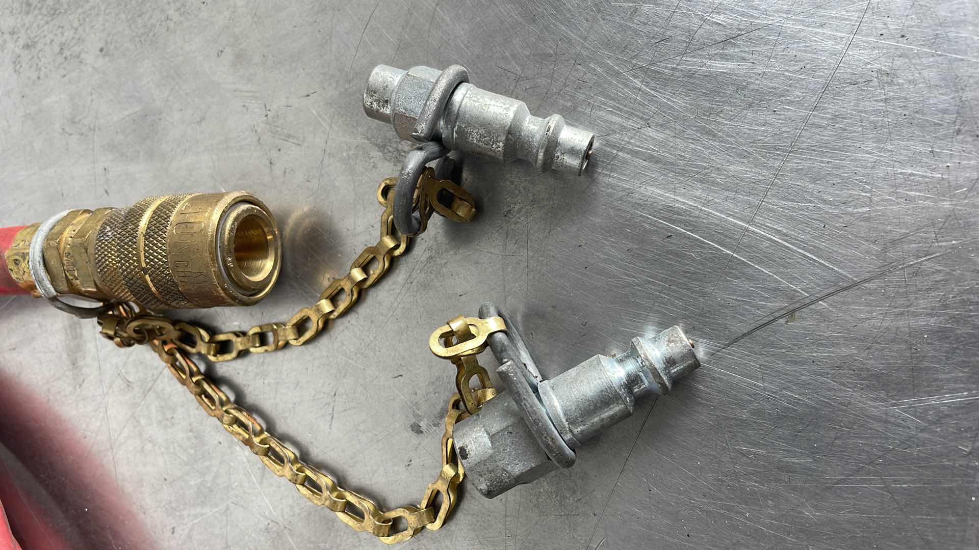 Photo 1 of MILTON ADJUSTABLE SIZE 10’ AIR PRESSURE HOSE