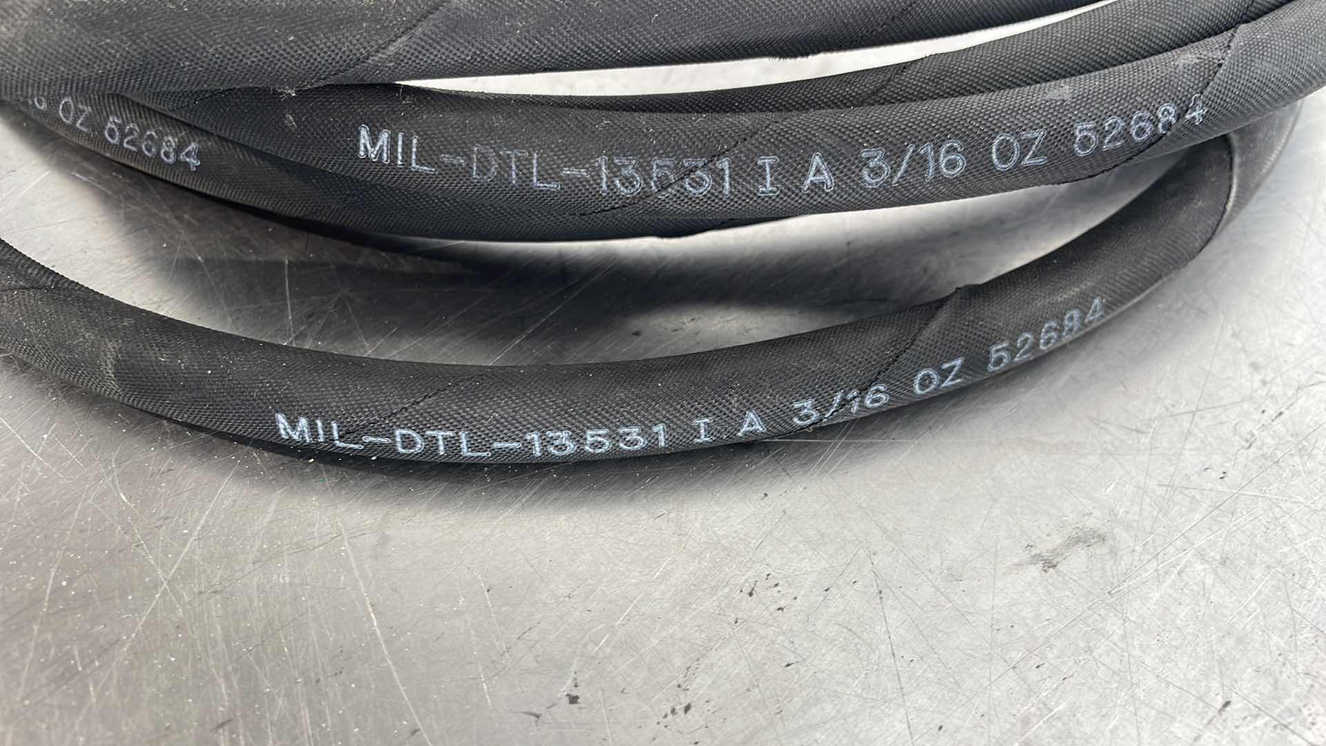 Photo 1 of HYDRAULIC HOSES MIL-DTL-13531 TYPE II, CLASS A 2-25’