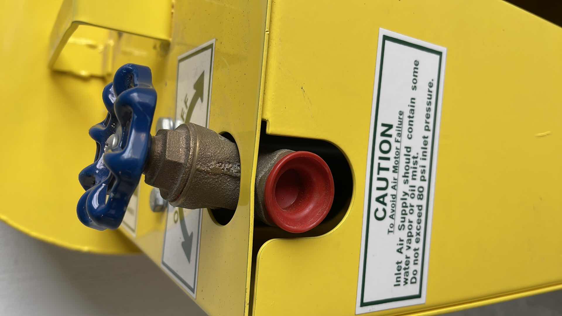 View 7 of RHINE AIR NF17-8A PNEUMATIC DRIVEN 8 CENTRIFUGAL BLOWER NO SPARK VENTILATION