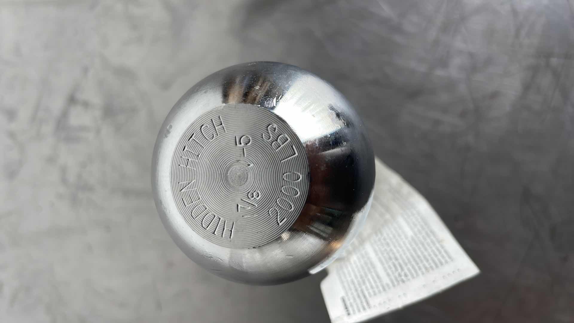 Photo 1 of HIDDEN HITCH TRAILER BALL 1-7/8” 2000LBS GTW RATING