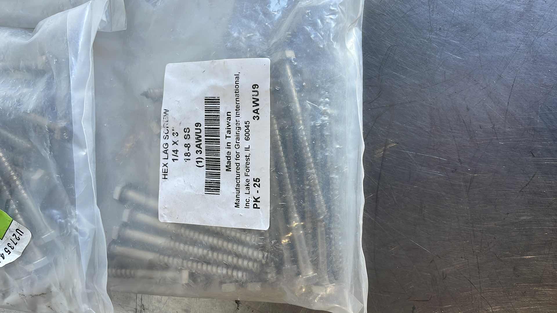 Photo 1 of HEX LAG SCREW 1/4 x 3” 18/8 SS (100)