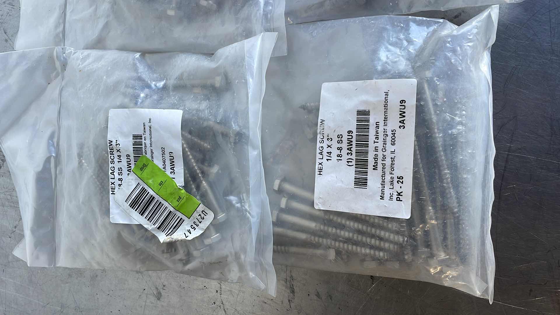 Photo 1 of HEX LAG SCREW 1/4 x 3” 18/8 SS (100)