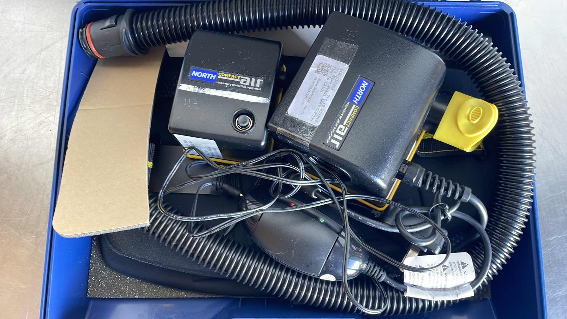 Photo 1 of NORTH SAFETY CA101 COMPACT AIR PAPR KIT BLOWER MOTOR BELT AIRFLOW