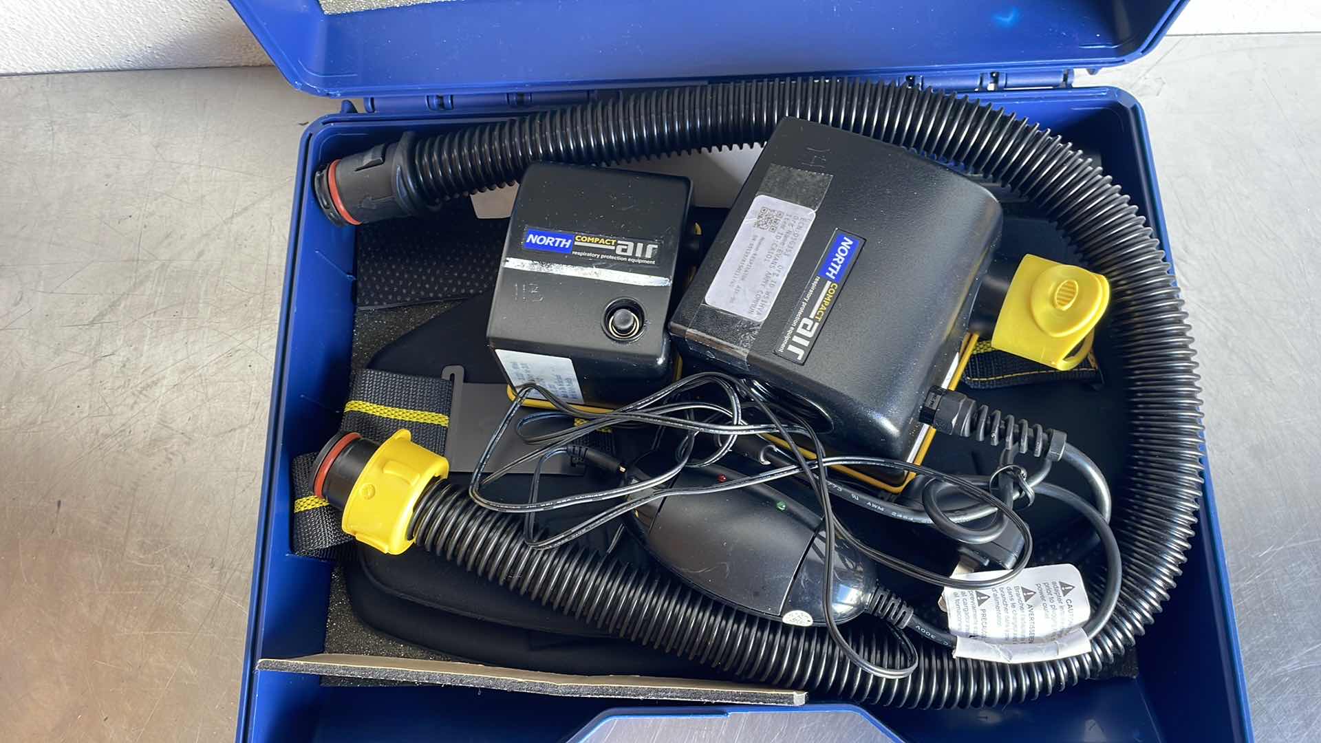 Photo 1 of NORTH SAFETY CA101 COMPACT AIR PAPR KIT BLOWER MOTOR BELT AIRFLOW