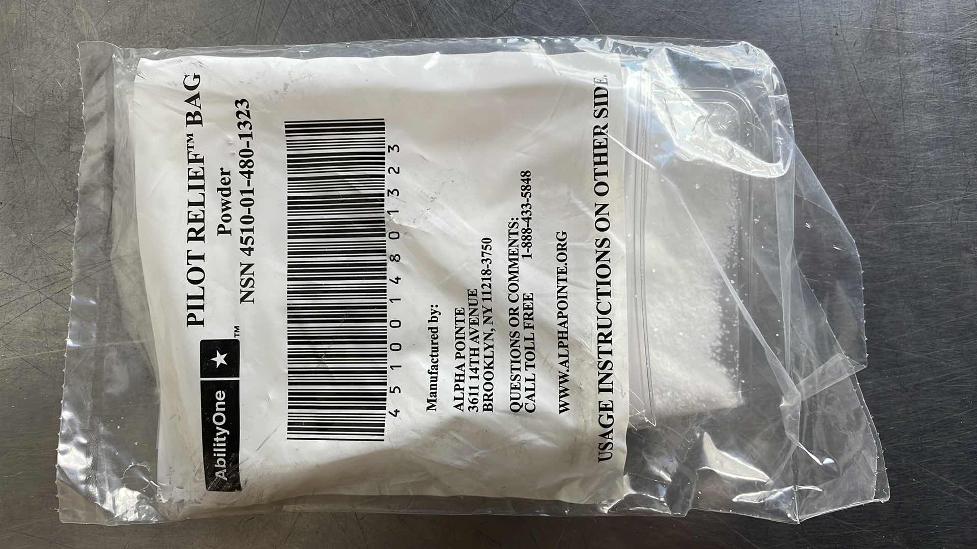 Photo 1 of PIDDLE PAK RELIEF, BRIEF RELIEF, PILOT RELIEF BAG 100