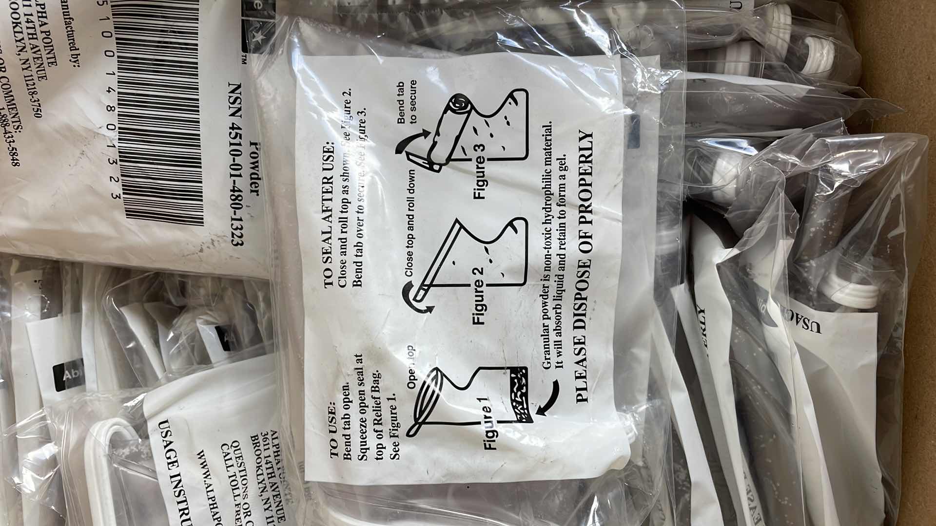 Photo 3 of PIDDLE PAK RELIEF, BRIEF RELIEF, PILOT RELIEF BAG 100