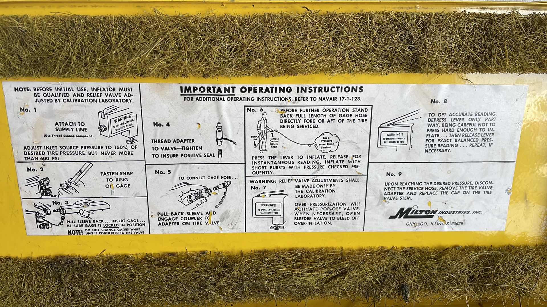 Photo 1 of MILTON INFLATOR ASSY KIT