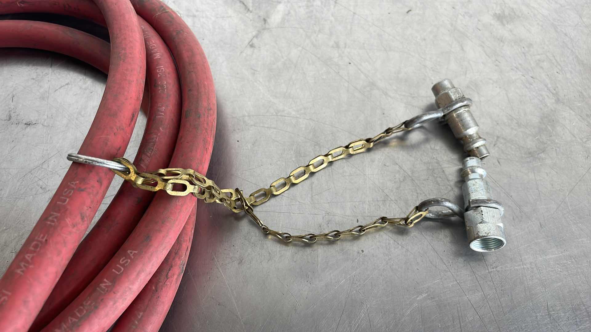 Photo 1 of 10' MILTON TIRE INFLATOR WITH GAUGE