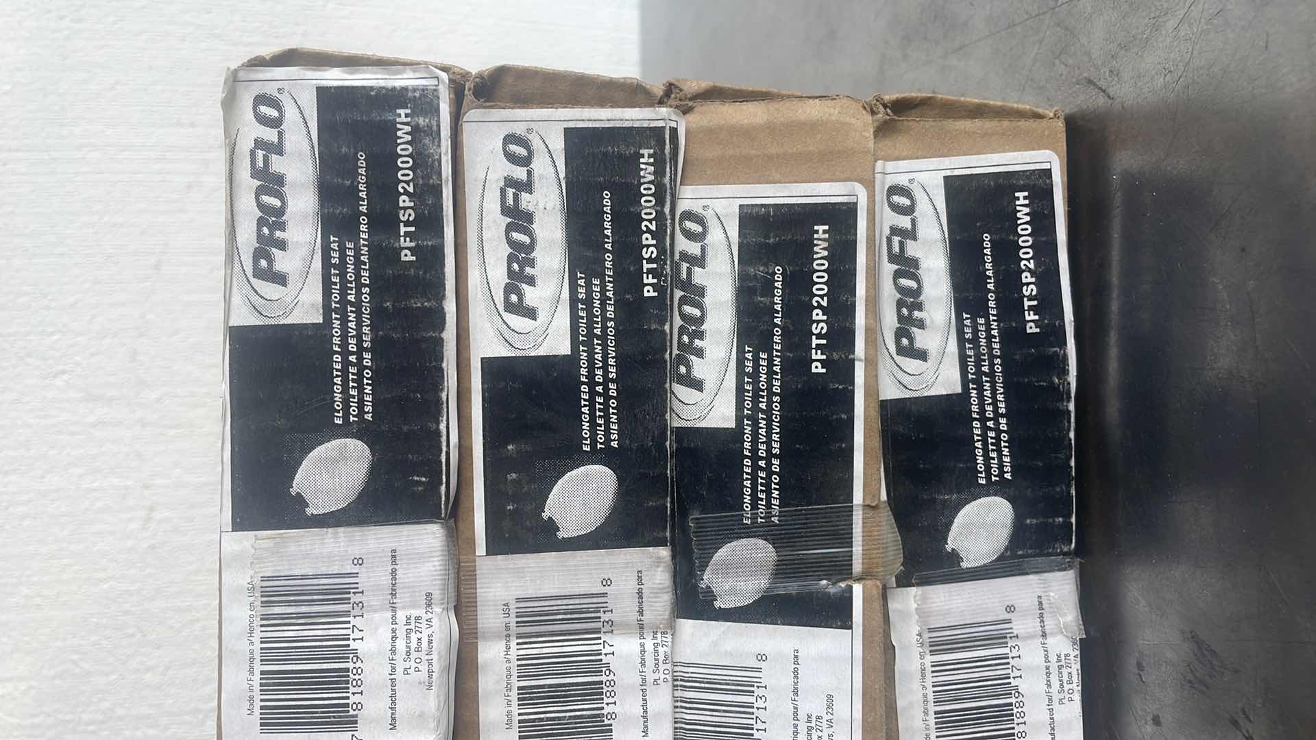 Photo 1 of PRO FLO ELONGATED FRONT TOILET SEAT WHITE (4)