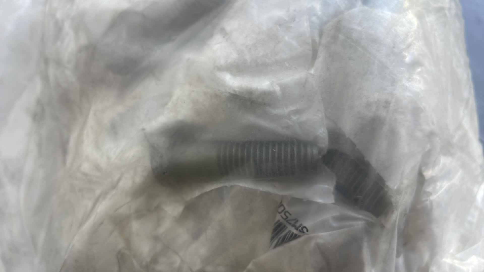 Photo 1 of 3/8"-16 X 1-1/2" GRADE 8 HEX HEAD CAP SCREW BOLT CADMIUM WHITE PLATED (100)