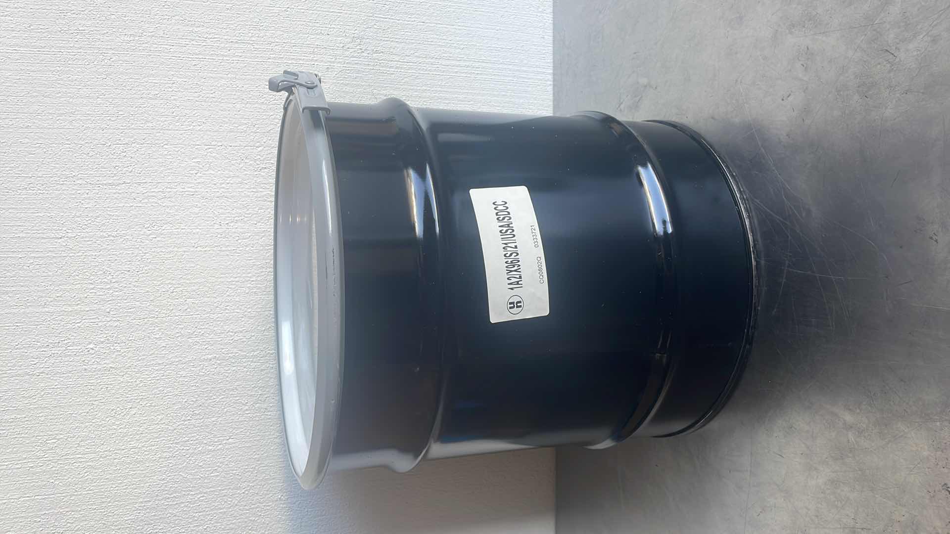 Photo 1 of 8 GAL SHIPPING DRUM WITH GASKIT AND LOCKABLE RING