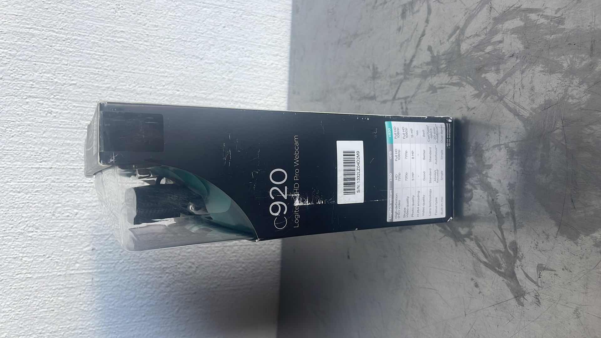 Photo 1 of LOGITECH C920 1080P PRO STREAM WEBCAM - BLACK