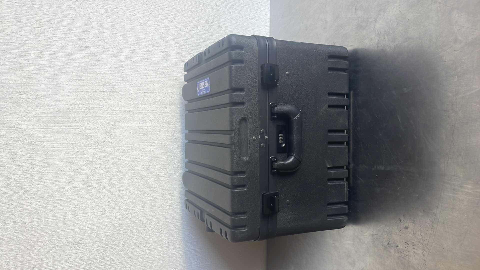 Photo 1 of JENSEN TOOL BOX 18” X 15” X14” WITH MISC TOOLS