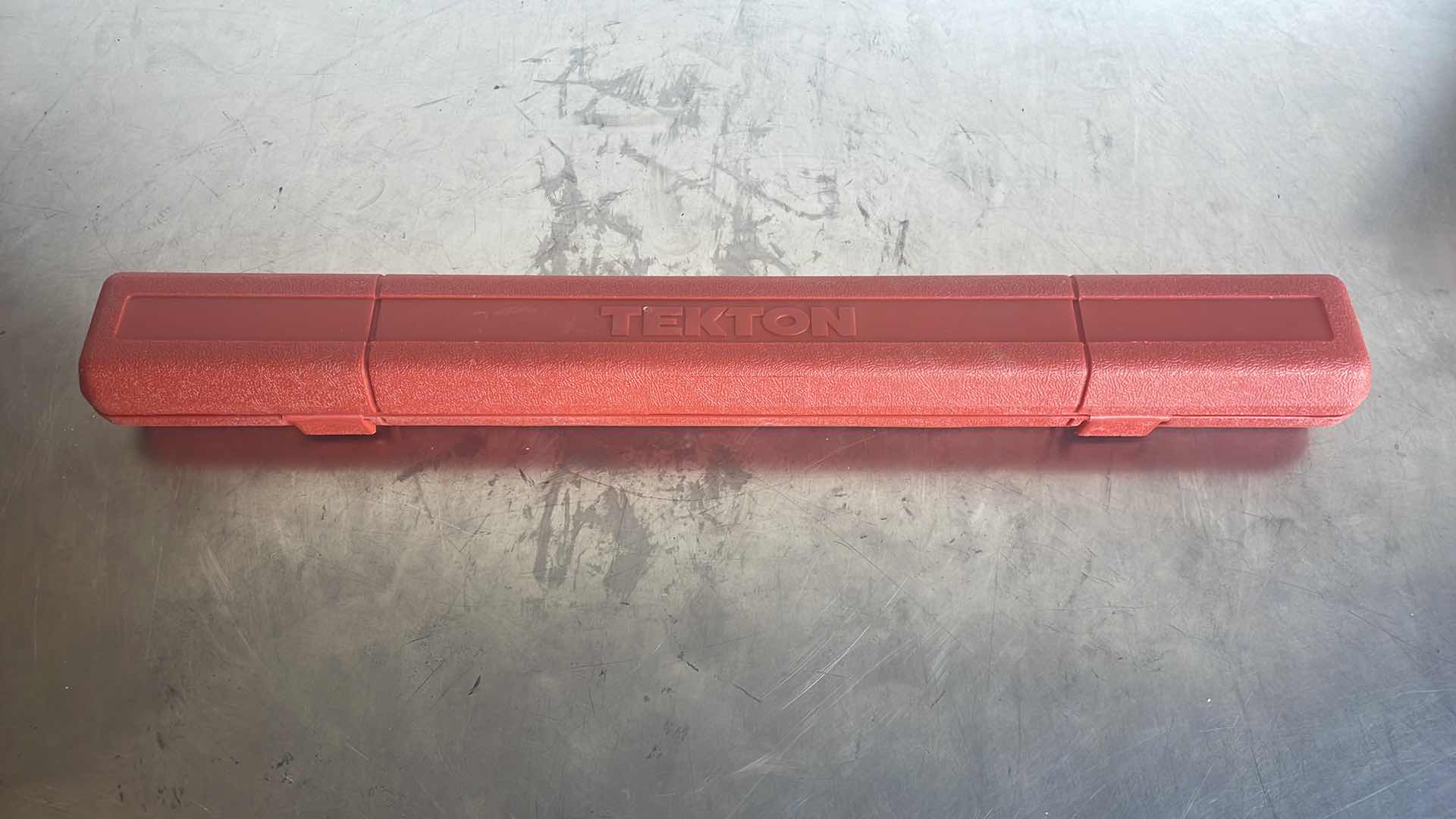 Photo 1 of TEKTON 1/2” DRIVE TORQUE WRENCH 24340 IN CASE