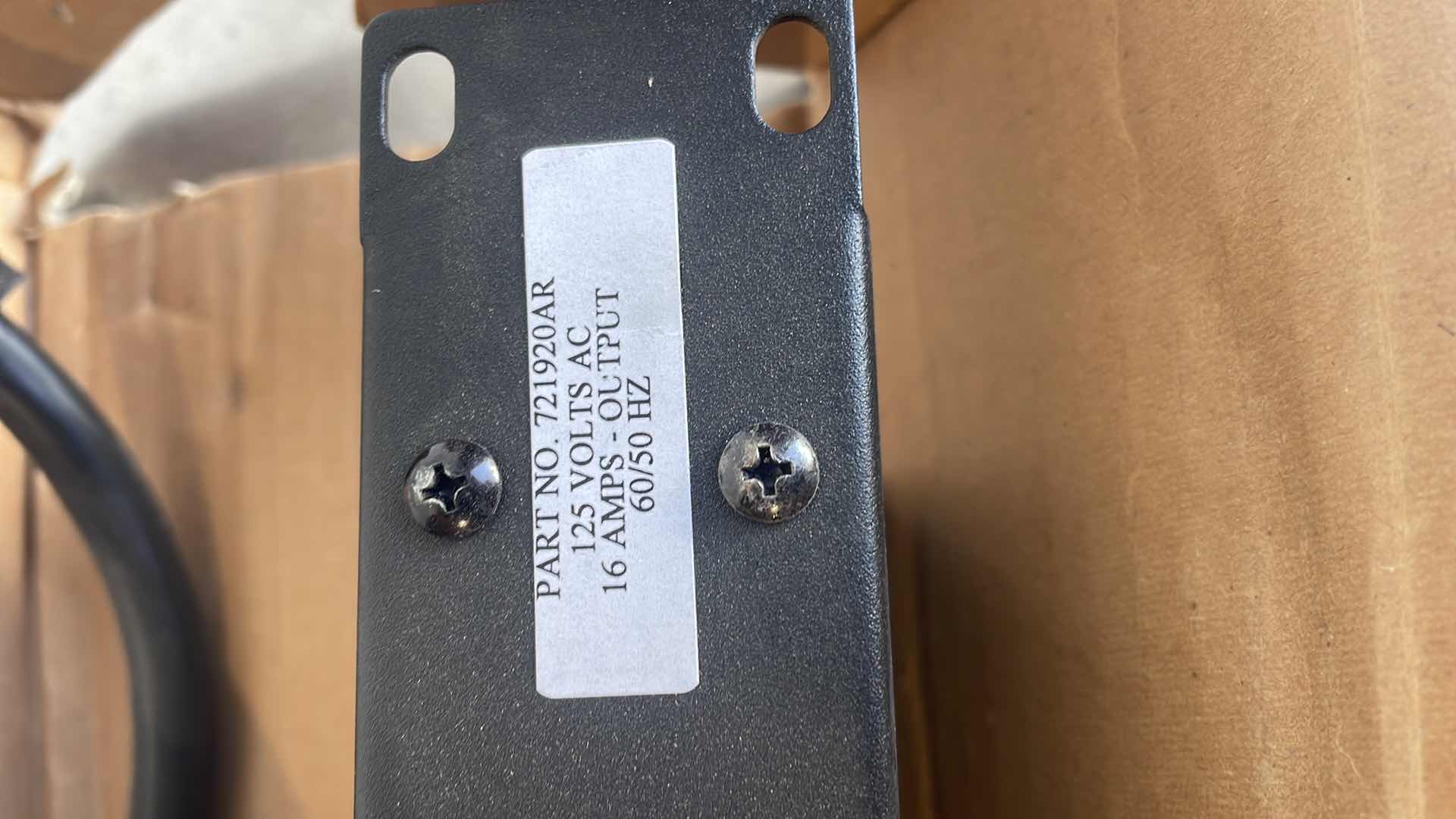 Photo 1 of POWER DISTRIBUTION UNIT MODEL 721920AR