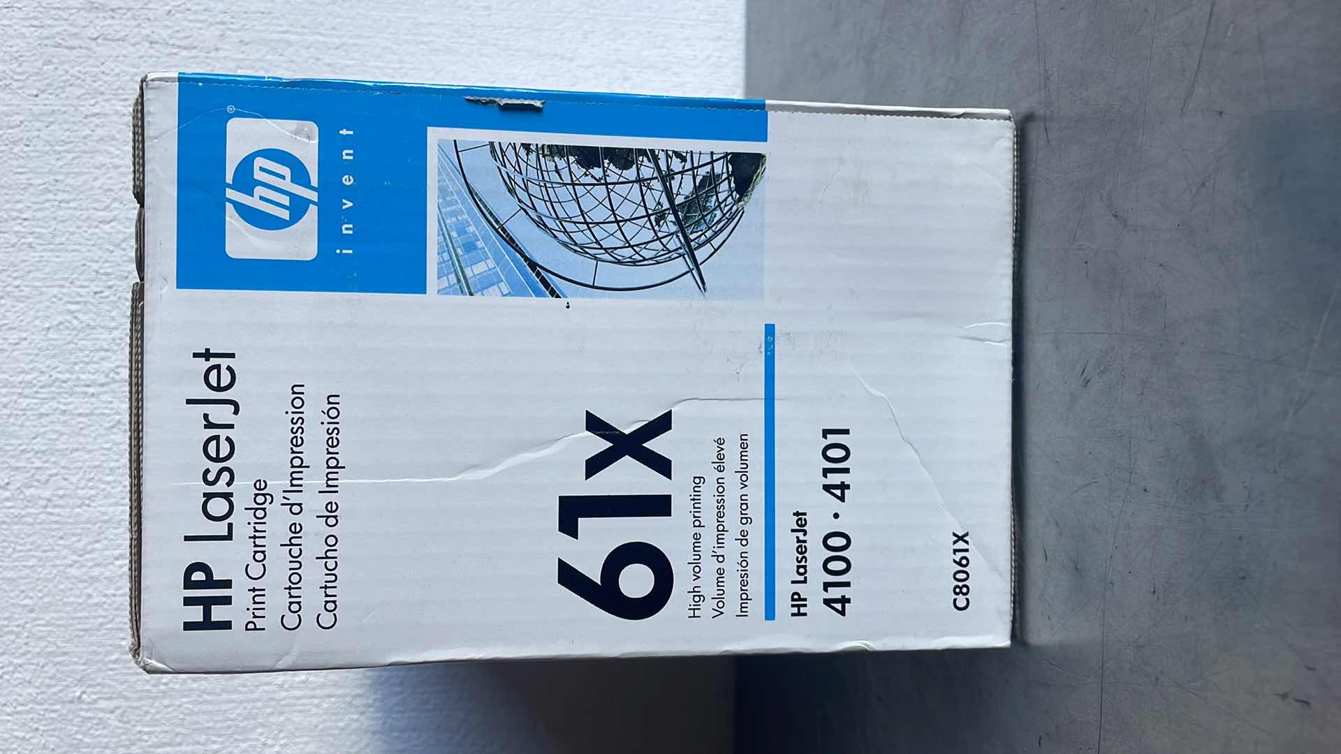 Photo 1 of HP LASERJET PRINT CARTRIDGE 61X C8061X
